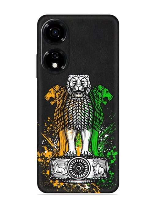 Pillars Of Ashoka Embossed Soft Silicone Case for Itel Color Pro (5G)