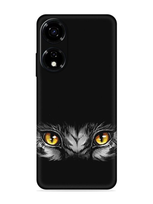 Scary Eye Embossed Soft Silicone Case for Itel Color Pro (5G)