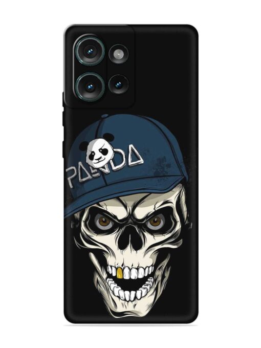 Panda Skull Embossed Soft Silicone Case for Motorola Moto Edge 50 (5G) Zapvi