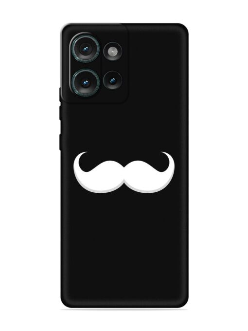 Mustache Vector Embossed Soft Silicone Case for Motorola Moto Edge 50 (5G)