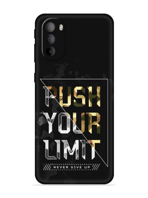 Push Your Limits Embossed Soft Silicone Case for Motorola Moto G31 Zapvi