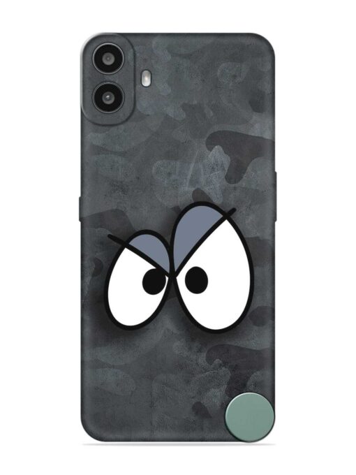 Big Eyes Night Mode Embossed Soft Silicone Case for Nothing CMF Phone 1 Zapvi