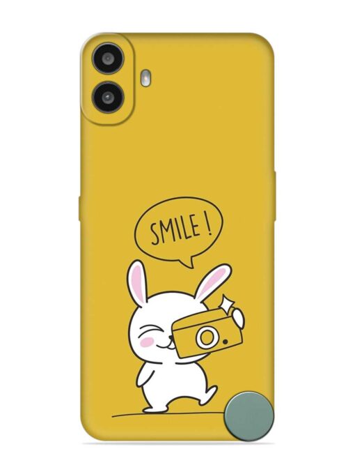 Hey Smile Please Embossed Soft Silicone Case for Nothing CMF Phone 1 Zapvi