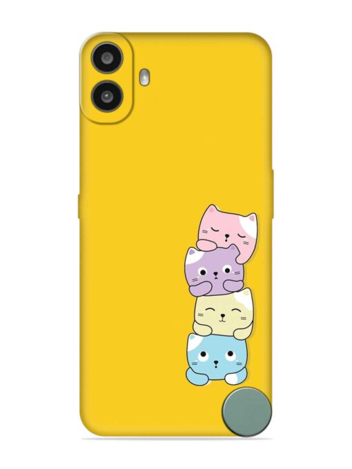 Cartoon Anime Embossed Soft Silicone Case for Nothing CMF Phone 1