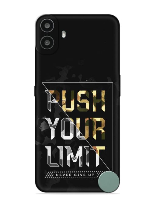 Push Your Limits Embossed Soft Silicone Case for Nothing CMF Phone 1