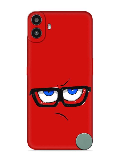 Rad Angry Face Embossed Soft Silicone Case for Nothing CMF Phone 1