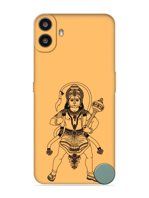 Indian God Hanuman Embossed Soft Silicone Case for Nothing CMF Phone 1