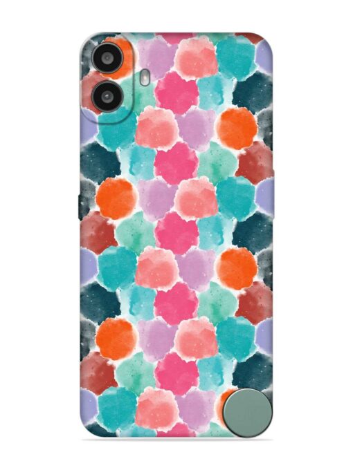 Colorful Seamless Pattern Embossed Soft Silicone Case for Nothing CMF Phone 1