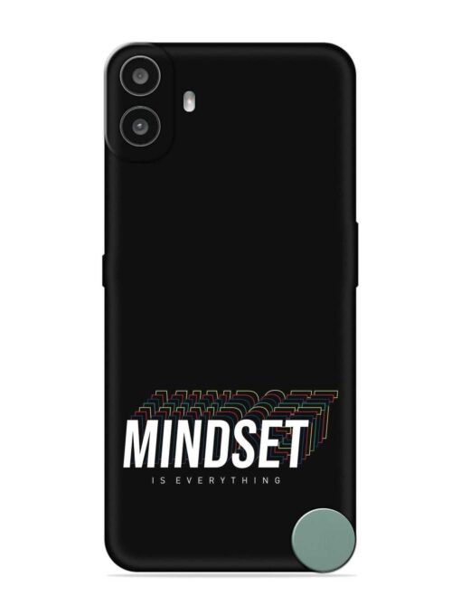 Mindset Everything Slogan Embossed Soft Silicone Case for Nothing CMF Phone 1