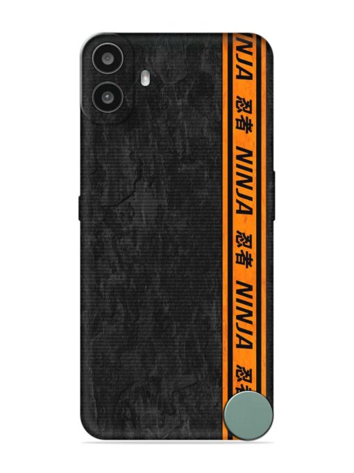 Ninja Srtips Embossed Soft Silicone Case for Nothing CMF Phone 1