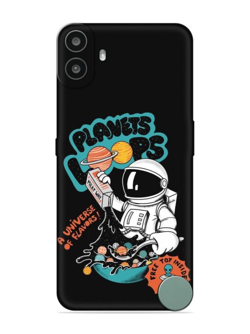 Planets Loop Embossed Soft Silicone Case for Nothing CMF Phone 1