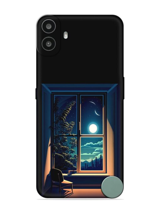 Night View At Window Embossed Soft Silicone Case for Nothing CMF Phone 1