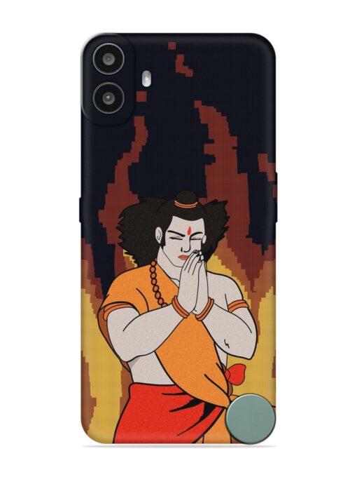 Shree Ram Vector Embossed Soft Silicone Case for Nothing CMF Phone 1 Zapvi