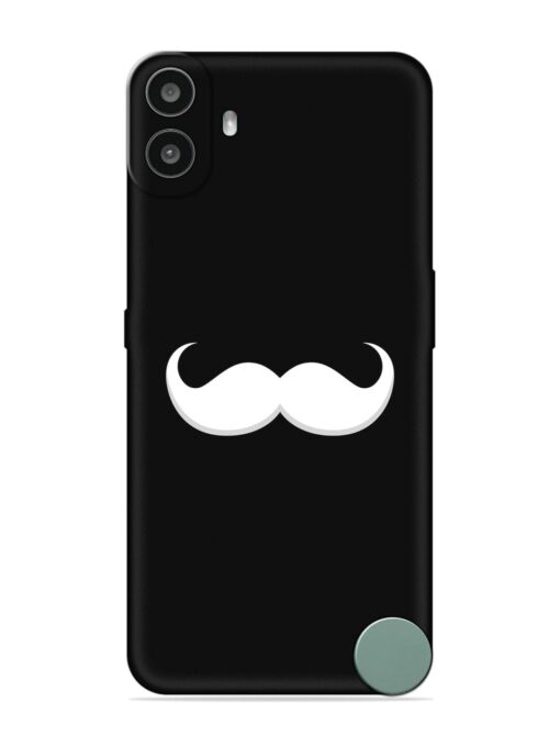 Mustache Vector Embossed Soft Silicone Case for Nothing CMF Phone 1