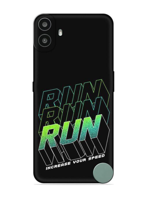 Run Embossed Soft Silicone Case for Nothing CMF Phone 1