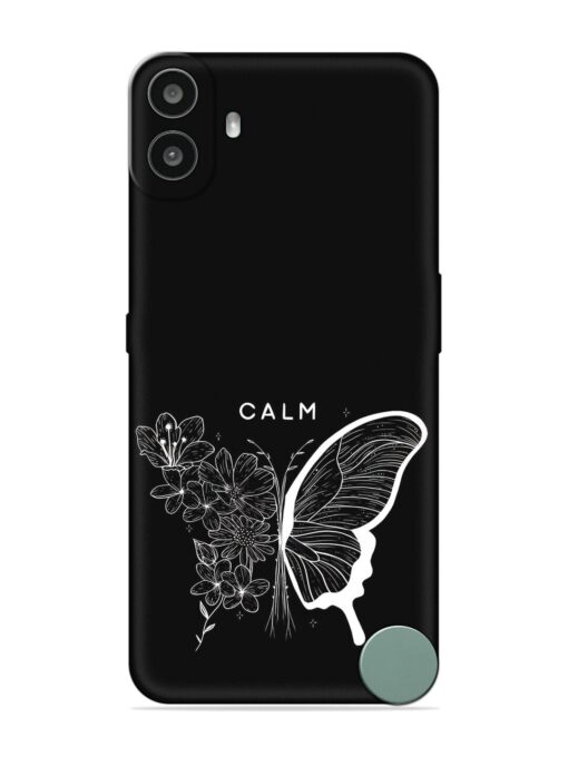 Calm Embossed Soft Silicone Case for Nothing CMF Phone 1