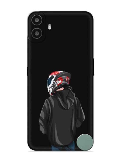 Motorcycle Rider Embossed Soft Silicone Case for Nothing CMF Phone 1