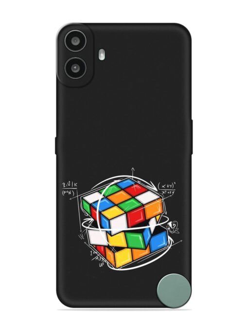 Cubik Vector Embossed Soft Silicone Case for Nothing CMF Phone 1