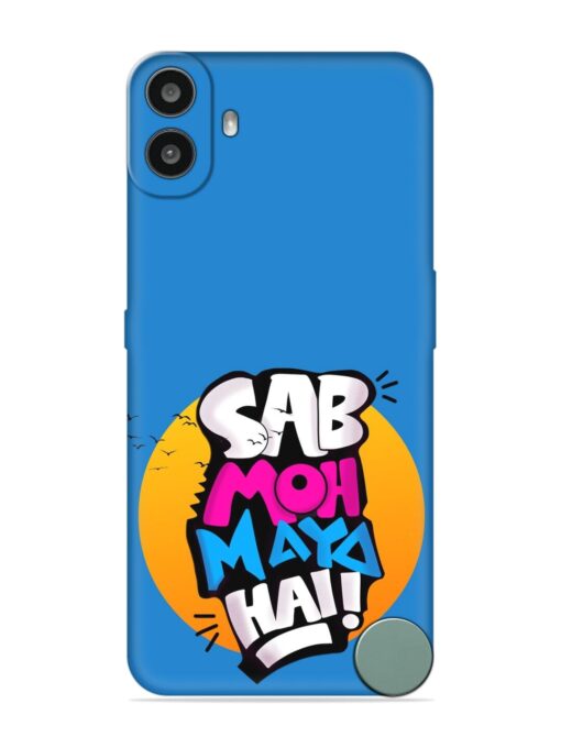 Sab Moh Moya Embossed Soft Silicone Case for Nothing CMF Phone 1