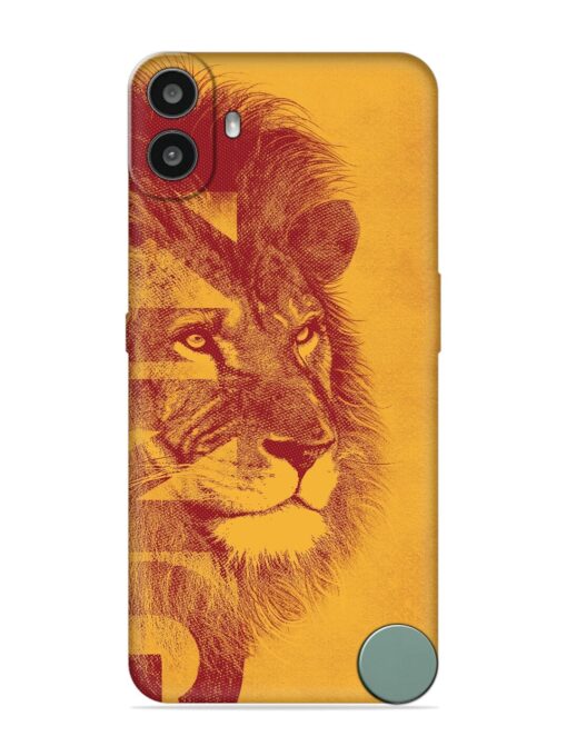 Gold Lion Crown Art Embossed Soft Silicone Case for Nothing CMF Phone 1