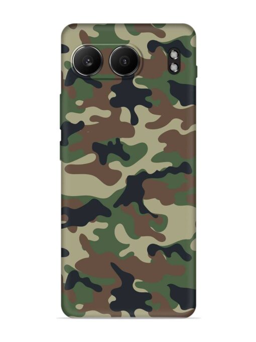 Army Military Camouflage Dark Green Embossed Soft Silicone Case for Oneplus Nord 4 (5G) Zapvi