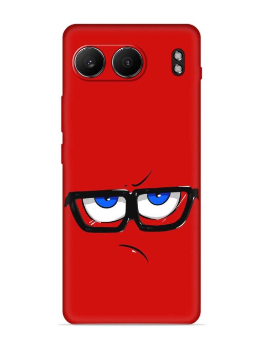 Rad Angry Face Embossed Soft Silicone Case for Oneplus Nord 4 (5G)