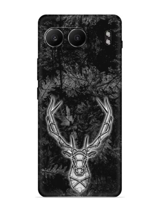 Ancient Deer Embossed Soft Silicone Case for Oneplus Nord 4 (5G)