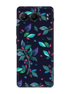 Decorative Watercolor Flower Embossed Soft Silicone Case for Oneplus Nord 4 (5G)