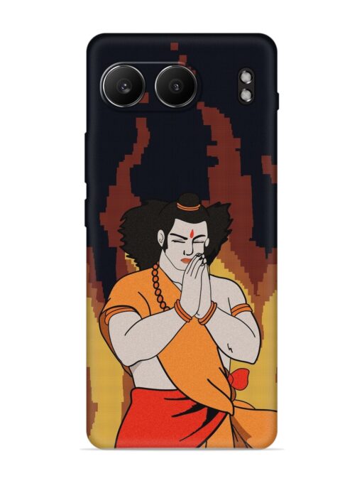 Shree Ram Vector Embossed Soft Silicone Case for Oneplus Nord 4 (5G)