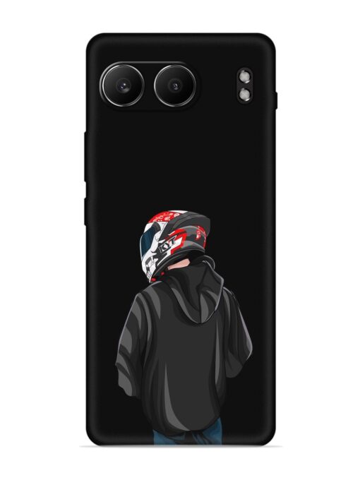 Motorcycle Rider Embossed Soft Silicone Case for Oneplus Nord 4 (5G)