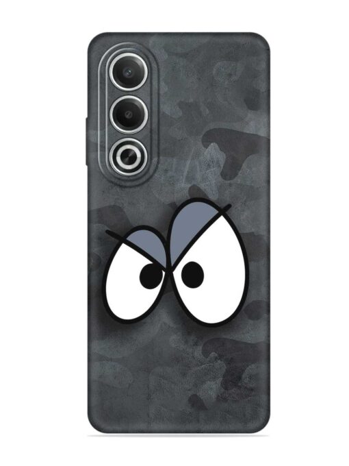 Big Eyes Night Mode Embossed Soft Silicone Case for Oppo K12X (5G) Zapvi