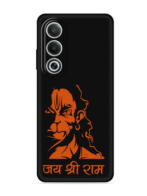 Angry Hanuman Embossed Soft Silicone Case for Oppo K12X (5G) Zapvi