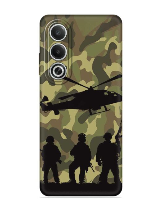 Army Heros Embossed Soft Silicone Case for Oppo K12X (5G) Zapvi