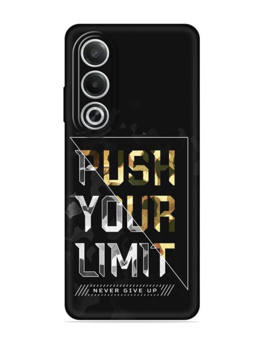 Push Your Limits Embossed Soft Silicone Case for Oppo K12X (5G) Zapvi