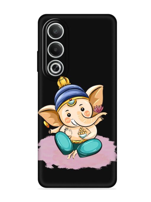 Bal Ganesh Vector Art Embossed Soft Silicone Case for Oppo K12X (5G) Zapvi