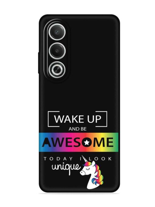 Inspirational Quote Unicorn Embossed Soft Silicone Case for Oppo K12X (5G)