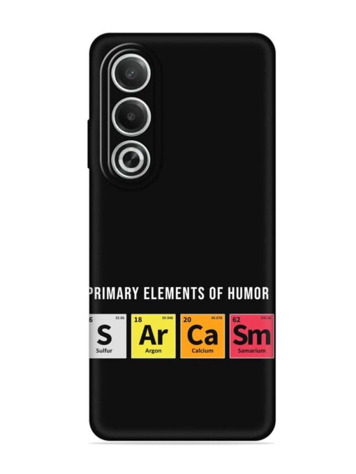 Primary Elements Humor Embossed Soft Silicone Case for Oppo K12X (5G) Zapvi