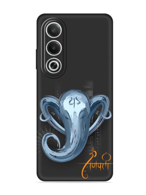 Illustration Lord Ganpati Embossed Soft Silicone Case for Oppo K12X (5G)