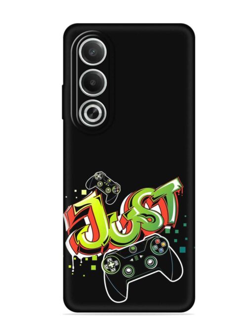 Graffiti Gamepad Illustration Embossed Soft Silicone Case for Oppo K12X (5G)