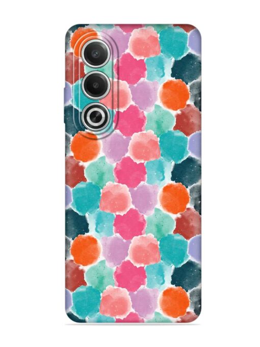 Colorful Seamless Pattern Embossed Soft Silicone Case for Oppo K12X (5G)