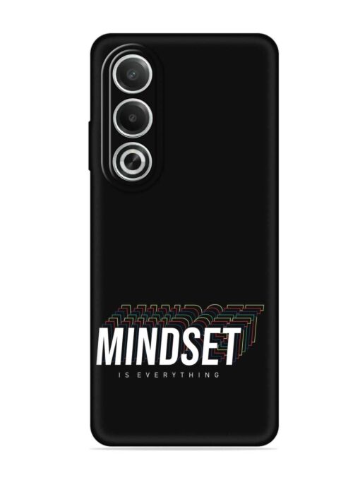 Mindset Everything Slogan Embossed Soft Silicone Case for Oppo K12X (5G)