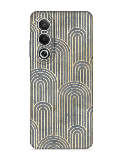 Art Deco Style Embossed Soft Silicone Case for Oppo K12X (5G) Zapvi