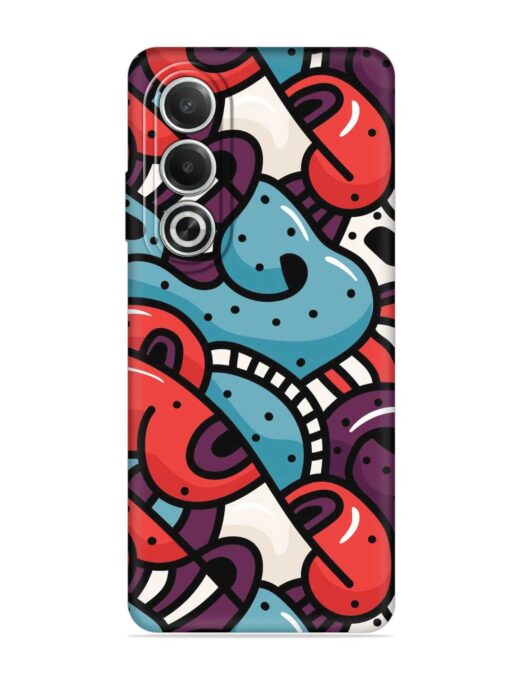 Seamless Backdrop Colorful Embossed Soft Silicone Case for Oppo K12X (5G) Zapvi