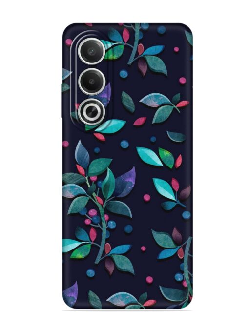 Decorative Watercolor Flower Embossed Soft Silicone Case for Oppo K12X (5G)