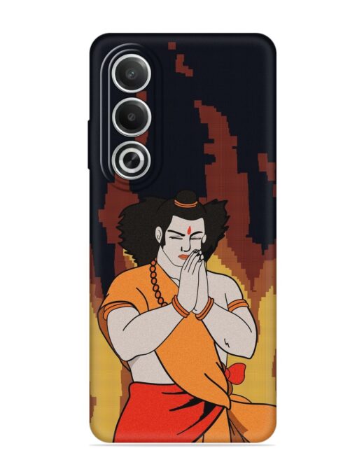 Shree Ram Vector Embossed Soft Silicone Case for Oppo K12X (5G)