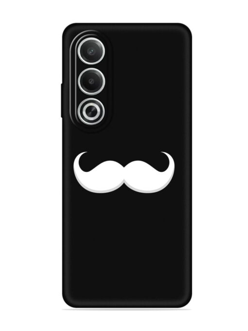 Mustache Vector Embossed Soft Silicone Case for Oppo K12X (5G)