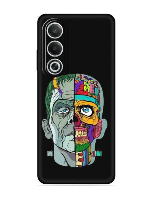 Men Vs Skull Embossed Soft Silicone Case for Oppo K12X (5G)