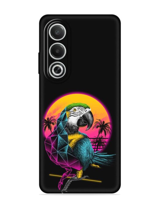 Rad Parrot Embossed Soft Silicone Case for Oppo K12X (5G) Zapvi