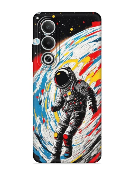 Astronaut Art Embossed Soft Silicone Case for Oppo K12X (5G) Zapvi