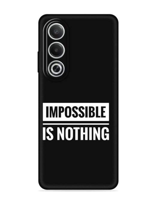 Impossible Is Nothing Embossed Soft Silicone Case for Oppo K12X (5G)